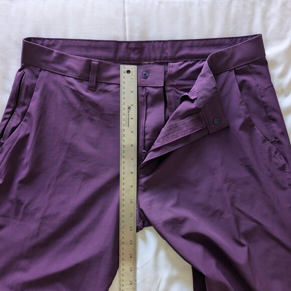 Fabletics "The Only" 4-way Stretch Pant, Purple (rare color), 34 X 32 - Picture 9 of 17